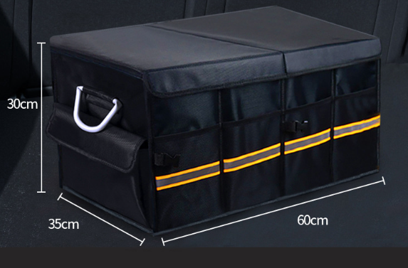Venta Directa de Fábrica - Organizador de Maletero de Coche Plegable Tapa Duradera Robusta Placa Engrosada Caja de Almacenamiento Plegable para Maletero