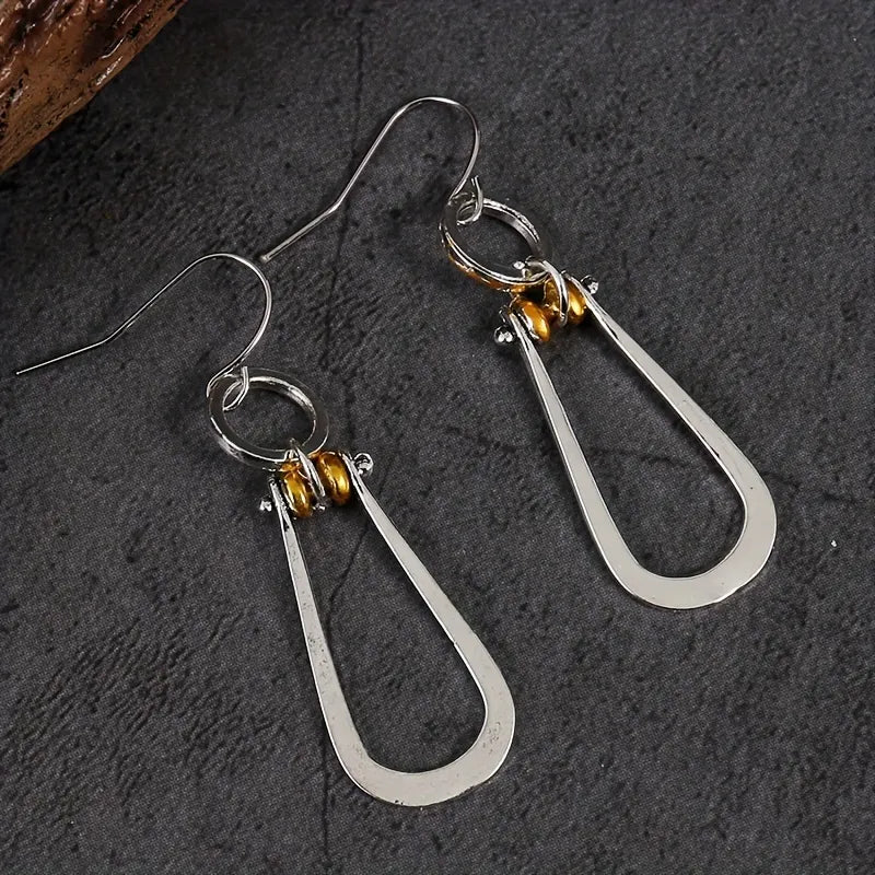 Pendientes Colgantes Boho de Plata 925 con Turquesas