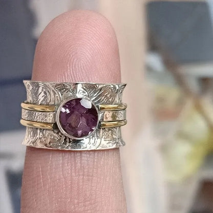 🔥🔥Último Día 49% DE DESCUENTO🎁Anillo de Meditación de Cristal Bohemio