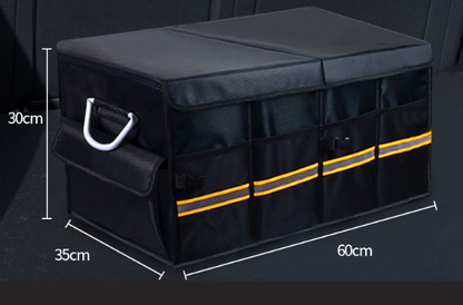 Venta Directa de Fábrica - Organizador de Maletero de Coche Plegable Tapa Duradera Robusta Placa Engrosada Caja de Almacenamiento Plegable para Maletero