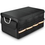 Car Trunk Organizer Foldable Cover Durable Sturdy Thickened Plate Collapsible Trunk Storage Box