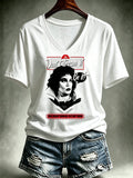 Women's Print Round Neck T-shirt