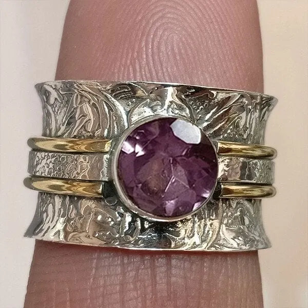 🔥🔥Último Día 49% DE DESCUENTO🎁Anillo de Meditación de Cristal Bohemio