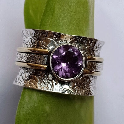 🔥🔥Último Día 49% DE DESCUENTO🎁Anillo de Meditación de Cristal Bohemio