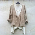 Solid Color Comfortable Casual Pairing  Long Sleeved Shirts
