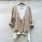 Solid Color Comfortable Casual Pairing  Long Sleeved Shirts