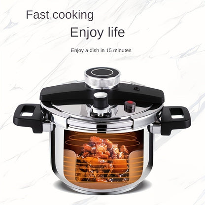 🔥Factory Clearance Sale🔥 6L Large Capacity Household Outdoor 304 Stainless Steel Pressure Cooker
