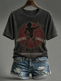 Women'S Commemorative Casual Printed Top