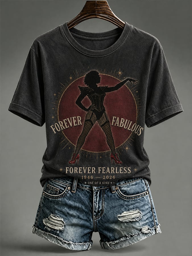 Women'S Commemorative Casual Printed Top