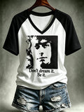 Women's Print Round Neck T-shirt