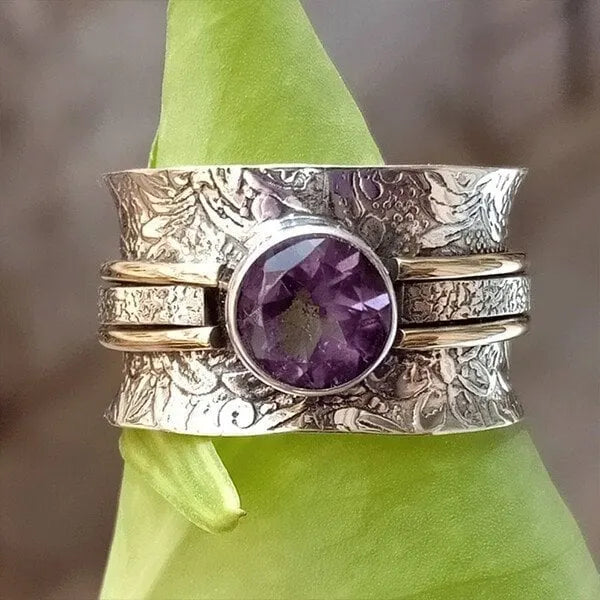 🔥🔥Último Día 49% DE DESCUENTO🎁Anillo de Meditación de Cristal Bohemio
