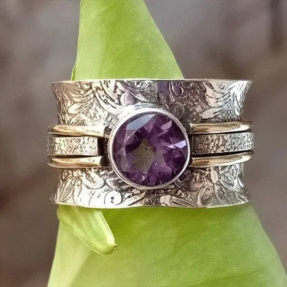 🔥🔥Último Día 49% DE DESCUENTO🎁Anillo de Meditación de Cristal Bohemio