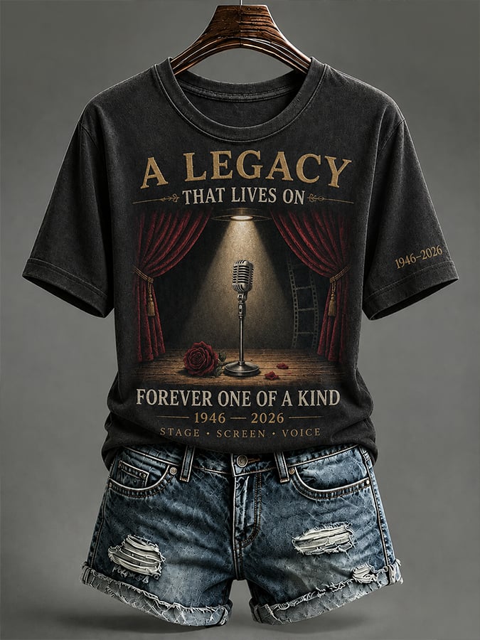 Women'S Commemorative Casual Printed Top