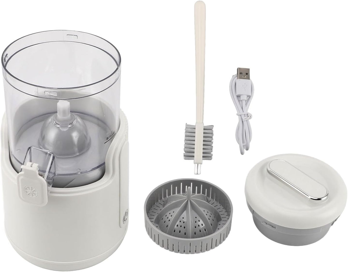 🔥Factory Clearance Sale🔥Electric Citrus Juicer, Rechargeable Juicer Machine with USB Cable and Cleaning Brush