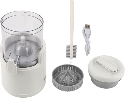 🔥Factory Clearance Sale🔥Electric Citrus Juicer, Rechargeable Juicer Machine with USB Cable and Cleaning Brush