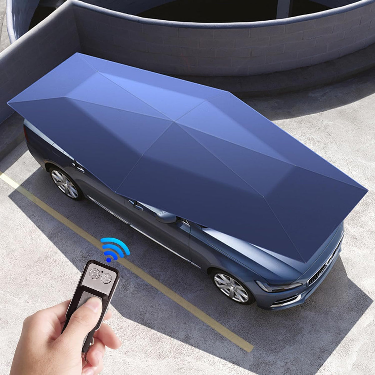 🔥Factory Clearance Sale🔥 Automatic Car Umbrella, Auto-Manual 2 in 1 Folding Car Tent with Remote Controller