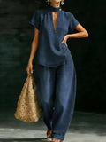 Minimalist Cozy Style Denim Set