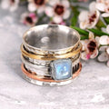 🔥Last Day 49% OFF🎁Chunky Moonstone Meditation Ring