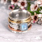 🔥Last Day 49% OFF🎁Chunky Moonstone Meditation Ring