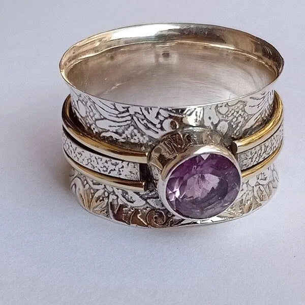 🔥🔥Último Día 49% DE DESCUENTO🎁Anillo de Meditación de Cristal Bohemio