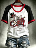 Women's Print Round Neck T-shirt