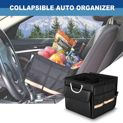 Venta Directa de Fábrica - Organizador de Maletero de Coche Plegable Tapa Duradera Robusta Placa Engrosada Caja de Almacenamiento Plegable para Maletero
