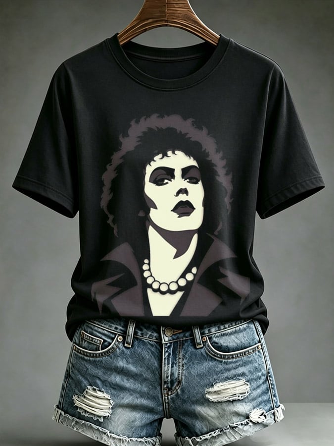 Women's Print Round Neck T-shirt