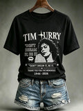 Women's Print Round Neck T-shirt