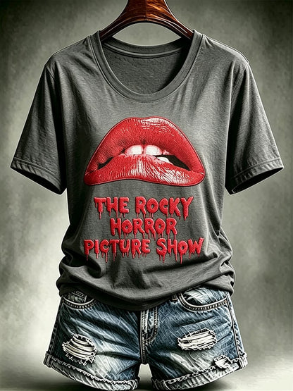 Women's Print Round Neck T-shirt