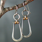 Boho 925 Silver Turquoise Dangle Drop Earrings