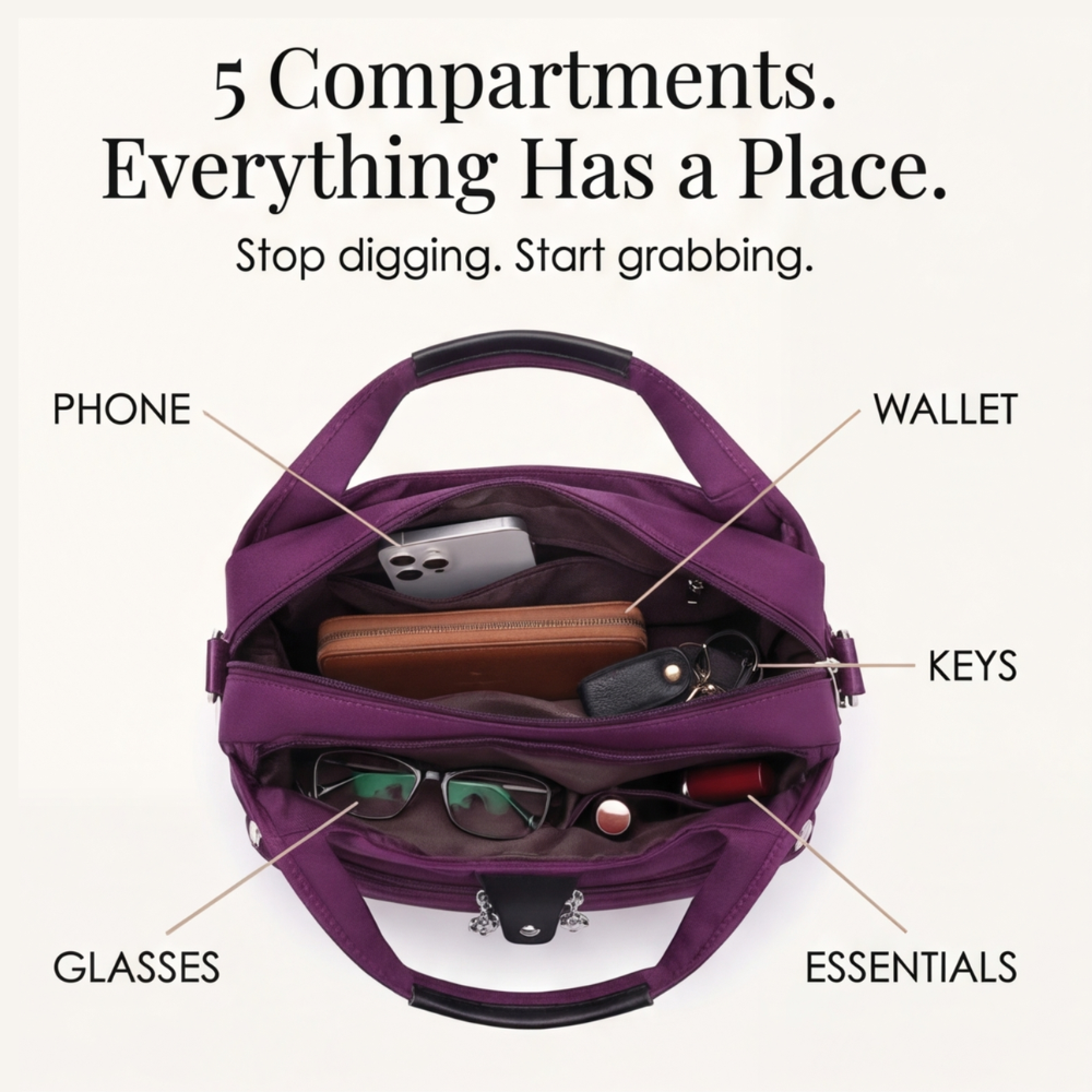 Factory Direct Sale - Multi Pocket Crossbody Bag