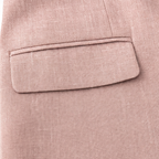 Pleated High-Waist Wide-Leg Blazer Suit Set