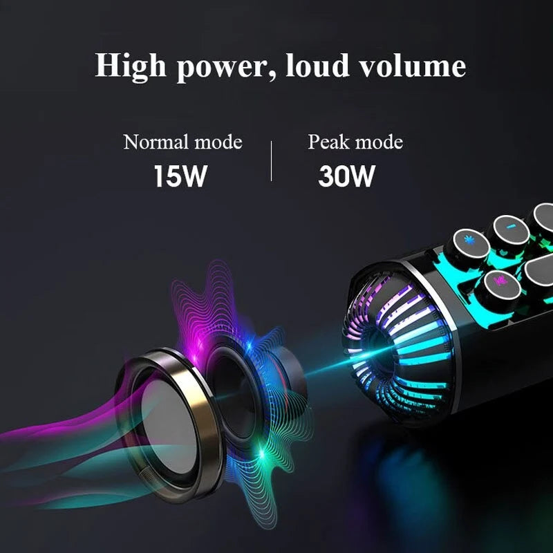 Last Day Sale Up to 60%OFF 3D High-Power RGB Bluetooth Speaker