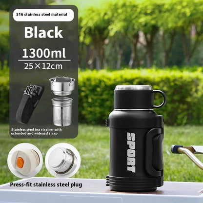 ⏰️Clearance Sale Large Capacity Stainless Steel Thermos Cup - Insulated 1300ML to 4000ML for Outdoor Use