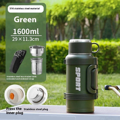 ⏰️Clearance Sale Large Capacity Stainless Steel Thermos Cup - Insulated 1300ML to 4000ML for Outdoor Use