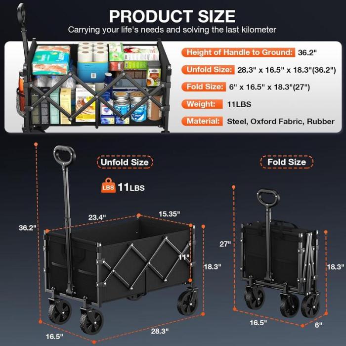 Factory Direct Sale-Heavy Duty Beach Cart
